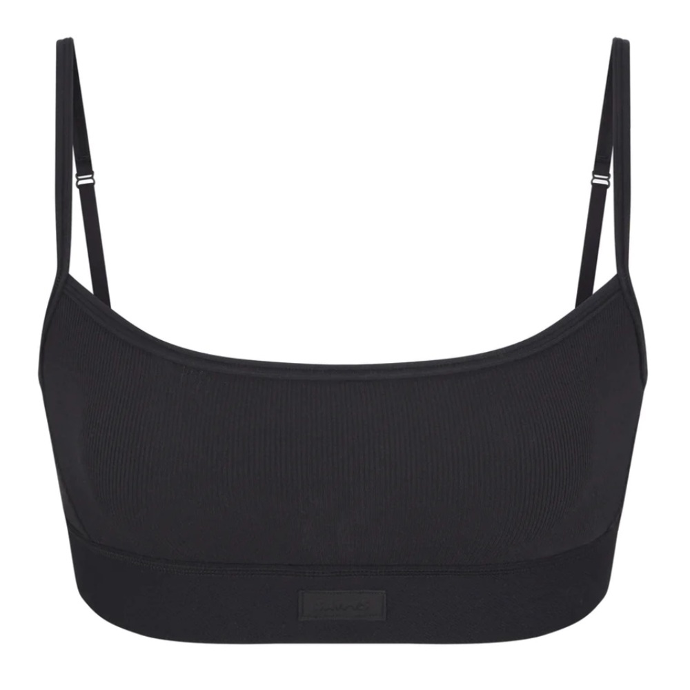 Skims Cotton Rib Bralette (M)